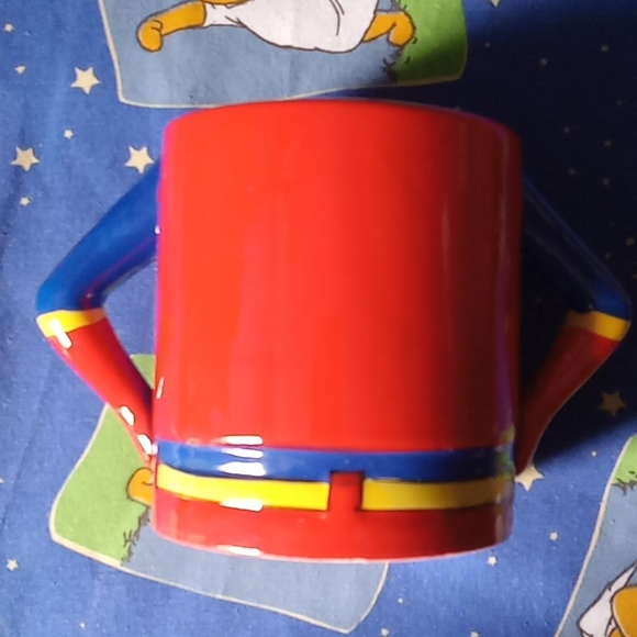 Brand New! Super Dad Mug Father's Day Gift Superman Cup Glass Stoneware - Picture 4 of 6